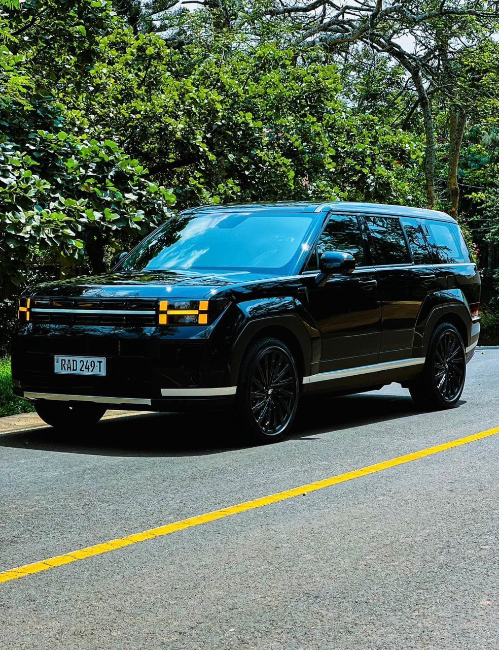 Luxury car fleet for group VIP transport in Rwanda